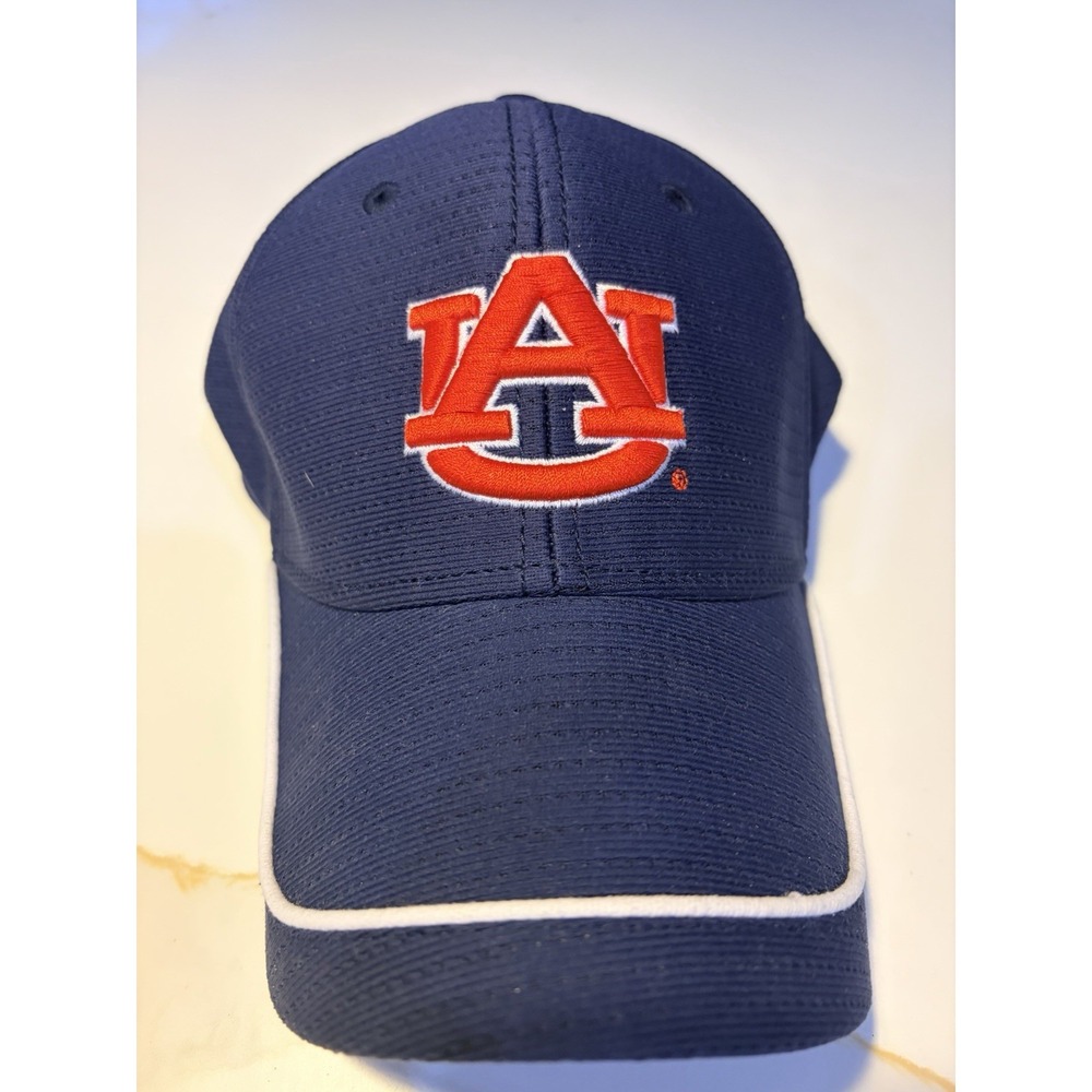 Under Armour Auburn Tigers NCAA Hat Cap Navy Blue Orange Logo L/XL Large